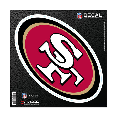 San Francisco 49ers Decal 6x6 All Surface Logo