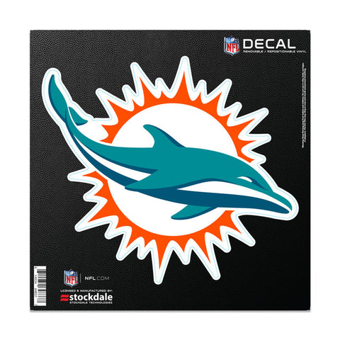 Miami Dolphins Decal 6x6 All Surface Logo