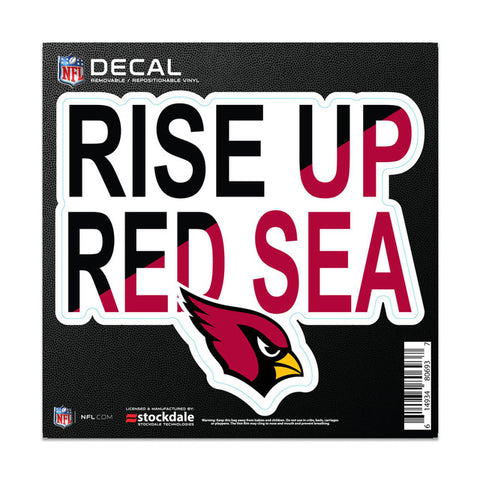 Arizona Cardinals Decal 6x6 All Surface Slogan