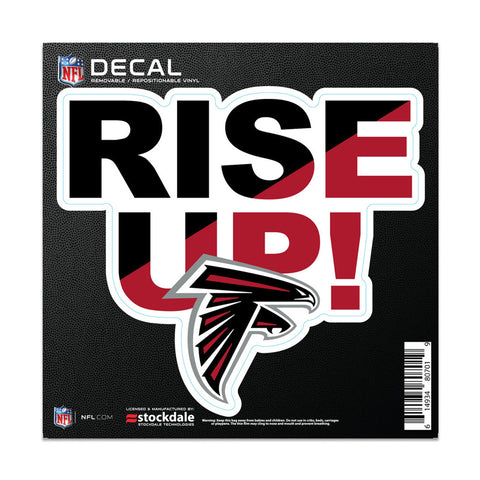 Atlanta Falcons Decal 6x6 All Surface Slogan