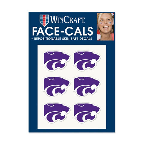 Kansas State Wildcats Tattoo Face Cals