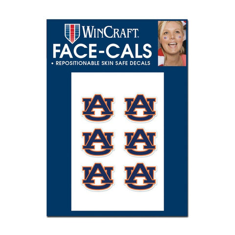 Auburn Tigers Tattoo Face Cals