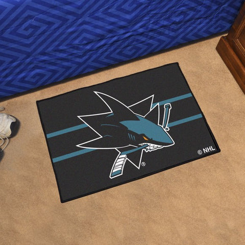San Jose Sharks Starter Mat NHL - 19"x30"