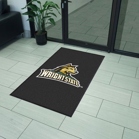 Wright State 3X5 High-Traffic Mat with Durable Rubber Backing