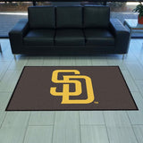 San Diego Padres 4X6 High-Traffic Mat with Durable Rubber Backing