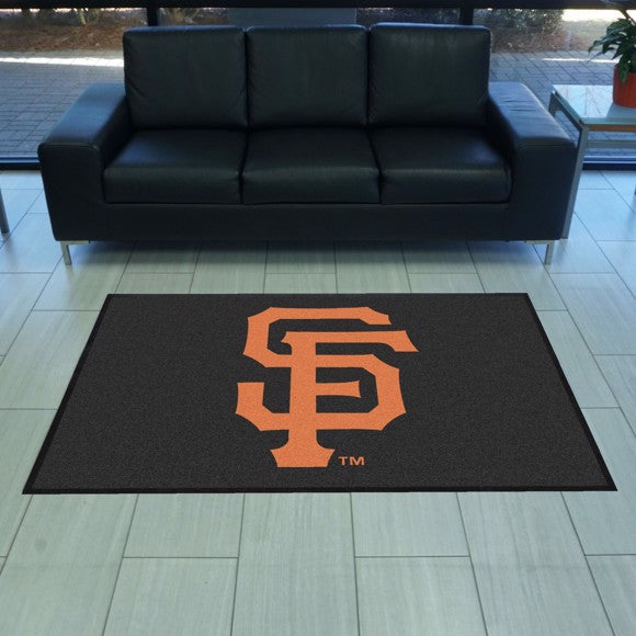 San Francisco Giants 4X6 High-Traffic Mat with Durable Rubber Backing