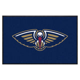 New Orleans Pelicans 4X6 High-Traffic Mat with Durable Rubber Backing