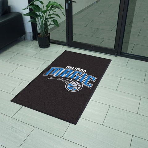 Orlando Magic 3X5 High-Traffic Mat with Durable Rubber Backing