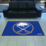 Buffalo Sabres 4X6 High-Traffic Mat with Durable Rubber Backing