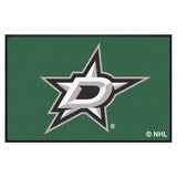 Dallas Stars 4X6 High-Traffic Mat with Durable Rubber Backing