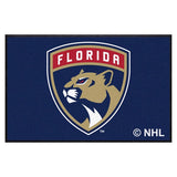 Florida Panthers 4X6 High-Traffic Mat with Durable Rubber Backing