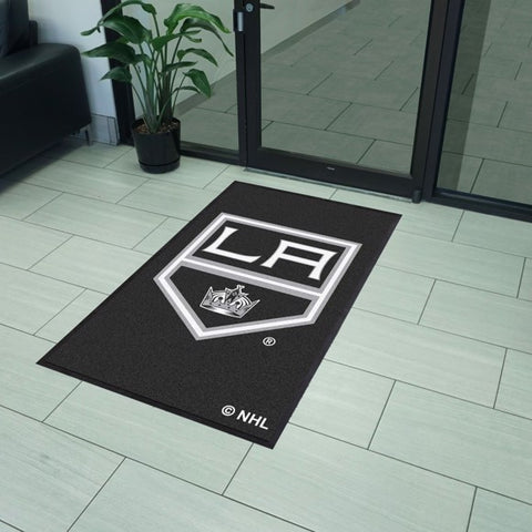 Los Angeles Kings 3X5 High-Traffic Mat with Durable Rubber Backing