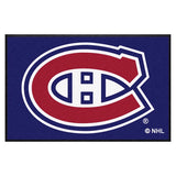 Montreal Canadiens 4X6 High-Traffic Mat with Durable Rubber Backing