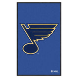 St. Louis Blues 3X5 High-Traffic Mat with Durable Rubber Backing