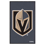 Vegas Golden Knights 3X5 High-Traffic Mat with Durable Rubber Backing
