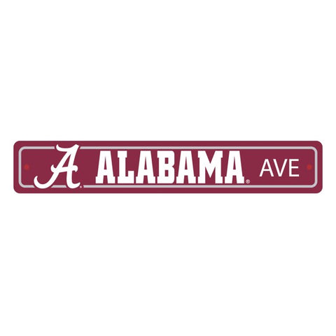 Alabama Crimson Tide Street Sign 4in. X 24in. Lightweight