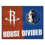 NBA House Divided - Houston Rockets / Mavericks Mat