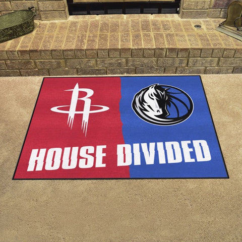 NBA House Divided - Houston Rockets / Mavericks Mat