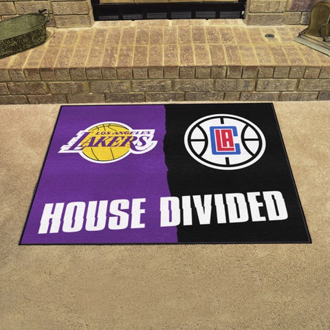 NBA House Divided - LA Lakers / Clippers Mat