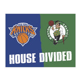NBA House Divided - New York Knicks / Celtics Mat