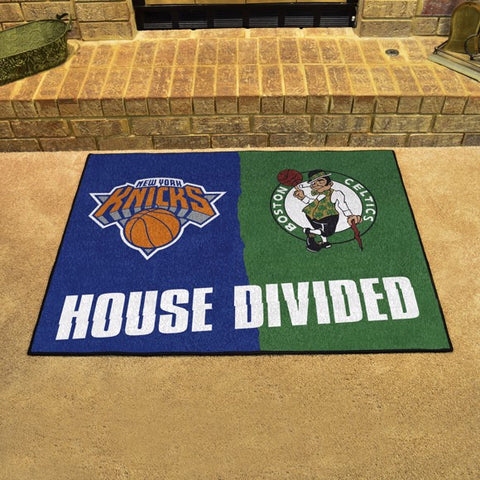 NBA House Divided - New York Knicks / Celtics Mat
