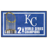 Kansas City Royals Dynasty 3x5 MLB Plush Area Rug - 36" x 60"