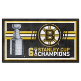 Boston Bruins Dynasty 3x5 Rug NHL Plush 36" x 60"