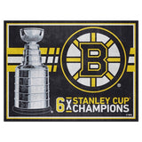 Boston Bruins Dynasty 8x10 Rug NHL Plush - 87" x 117"