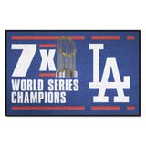 Los Angeles Dodgers Starter Mat - Dynasty MLB Accent Rug - 19" x 30"