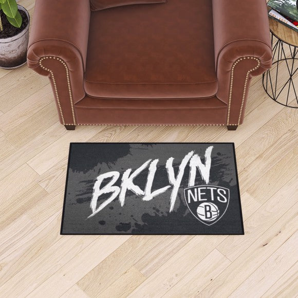 Brooklyn Nets Starter Mat - Slogan NBA Accent Rug - 19" x 30"