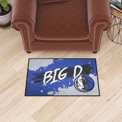 Dallas Mavericks Starter Mat - Slogan NBA Accent Rug - 19" x 30"