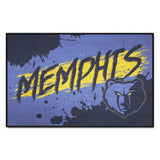 Memphis Grizzlies Starter Mat - Slogan NBA Accent Rug - 19" x 30"