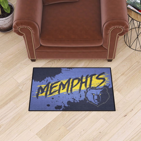 Memphis Grizzlies Starter Mat - Slogan NBA Accent Rug - 19" x 30"