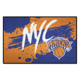 New York Knicks Starter Mat - Slogan NBA - 19" x 30"
