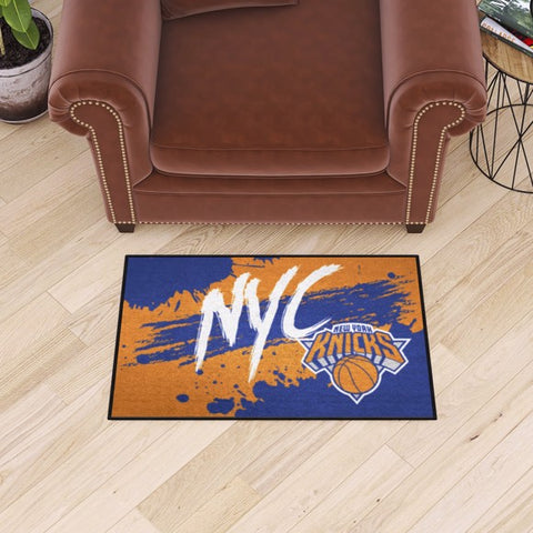 New York Knicks Starter Mat - Slogan NBA - 19" x 30"