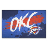 Oklahoma City Thunder Starter Mat - Slogan NBA - 19" x 30"