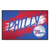 Philadelphia 76ers Starter Mat - Slogan NBA - 19" x 30"