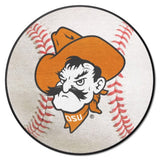 Oklahoma State Cowboys Baseball Mat - Round - 27" diameter