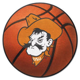 Oklahoma State Cowboys Basketball Mat - Round - 27" diameter