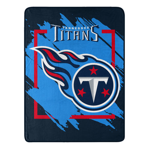 Tennessee Titans Blanket 46x60 Micro Raschel Dimensional Design Rolled