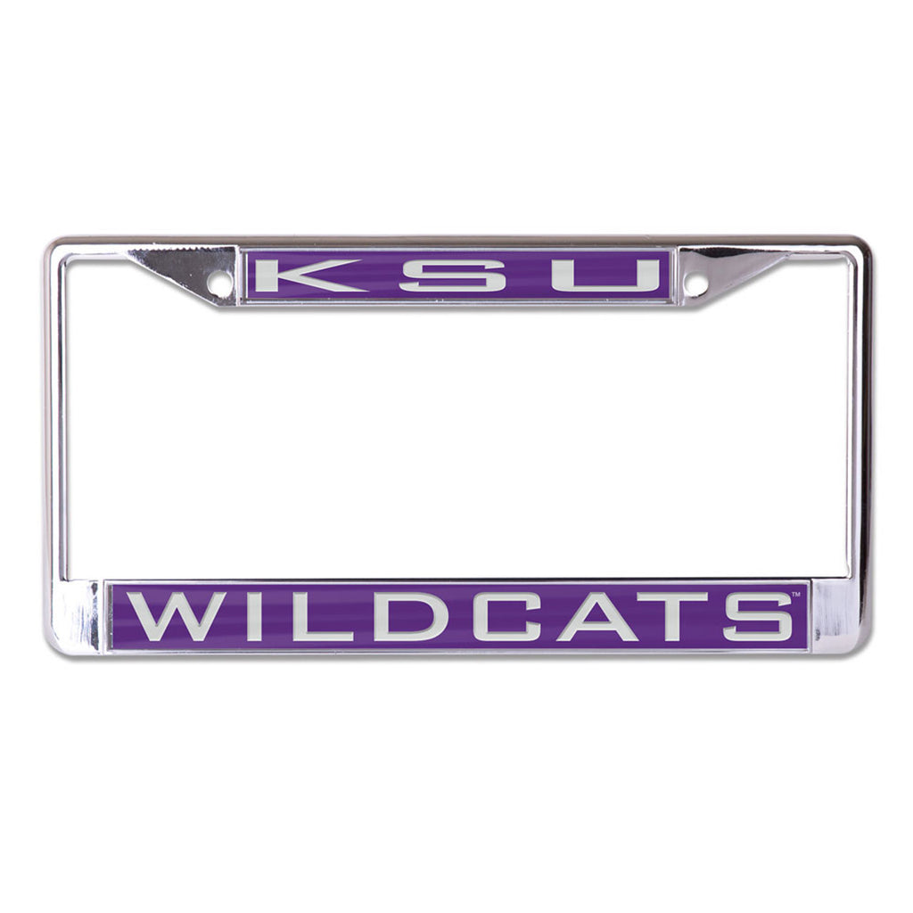 Kansas State Wildcats License Plate Frame - Inlaid - Special Order