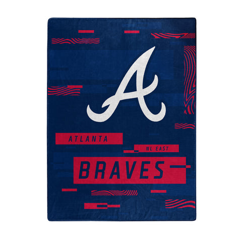 Atlanta Braves Blanket 60x80 Raschel Digitize Design
