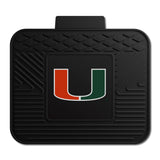 Miami Hurricanes Back Seat Car Utility Mat - 14in. x 17in.