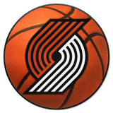 Portland Trail Blazers Basketball Rug - 27in. Diameter