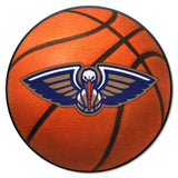 New Orleans Pelicans Basketball Rug - 27in. Diameter