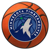 Minnesota Timberwolves Basketball Rug - 27in. Diameter