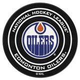 Edmonton Oilers Oilers Hockey Puck Rug - 27in. Diameter