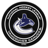 Vancouver Canucks Hockey Puck Rug - 27in. Diameter