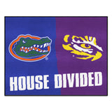 House Divided - Florida / LSU Rug 34 in. x 42.5 in.