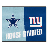 NFL House Divided - Cowboys / Giants Rug 34 in. x 42.5 in.